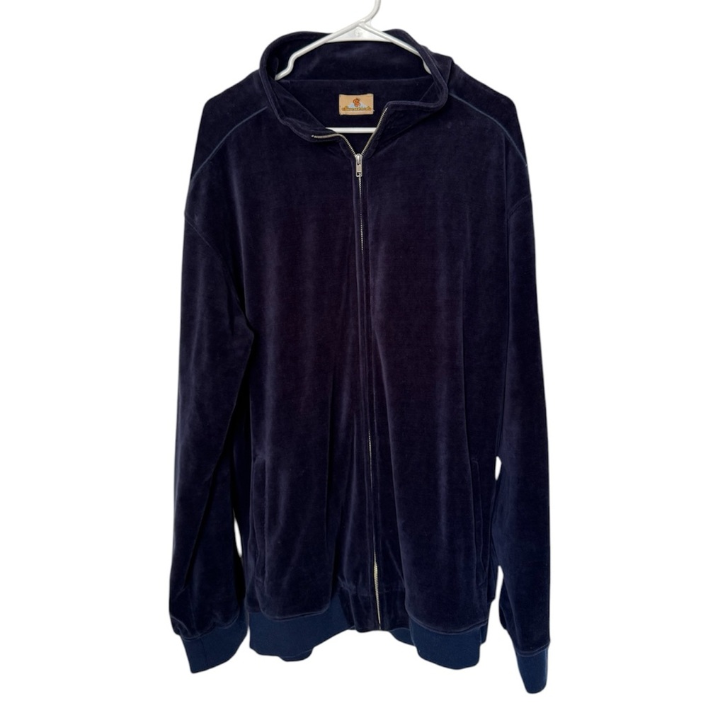 Men's Navy Velvet Jacket
